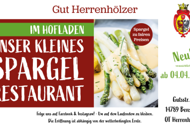 Der erste Spargel der Saison 2026 ist da.